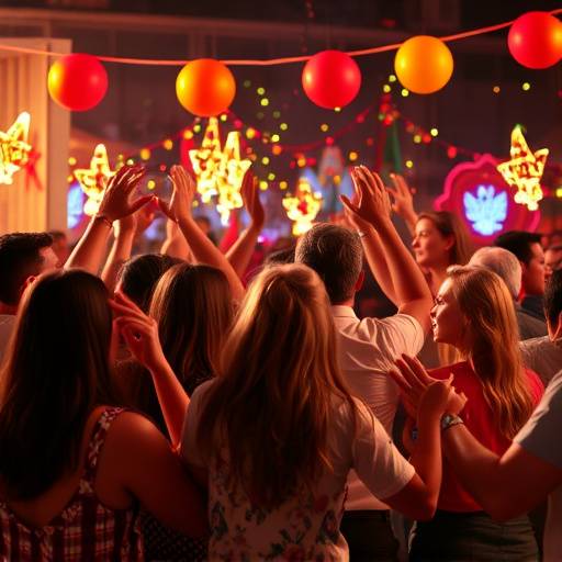 Icono de un grupo de personas celebrando